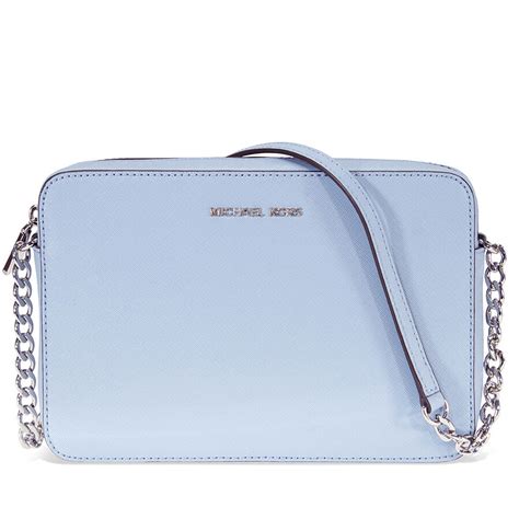 michael kors jet set travel crossbody pale blue